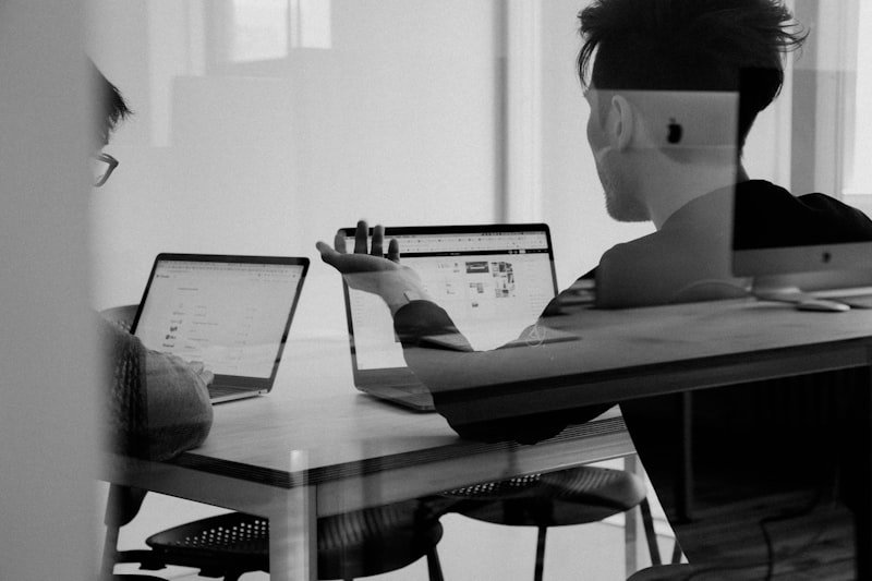 A product team at their desks